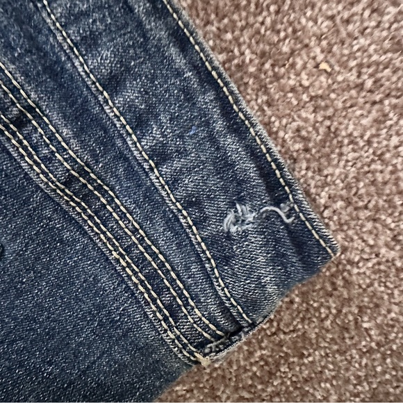 Y2K Alloy Apparel Avery Denim Low Rise Boot Cut Jeans Juniors Size 21 Tall - Picture 16 of 16